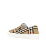 Burberry Canvas Slip On Sneakers - Women - Piano Luigi