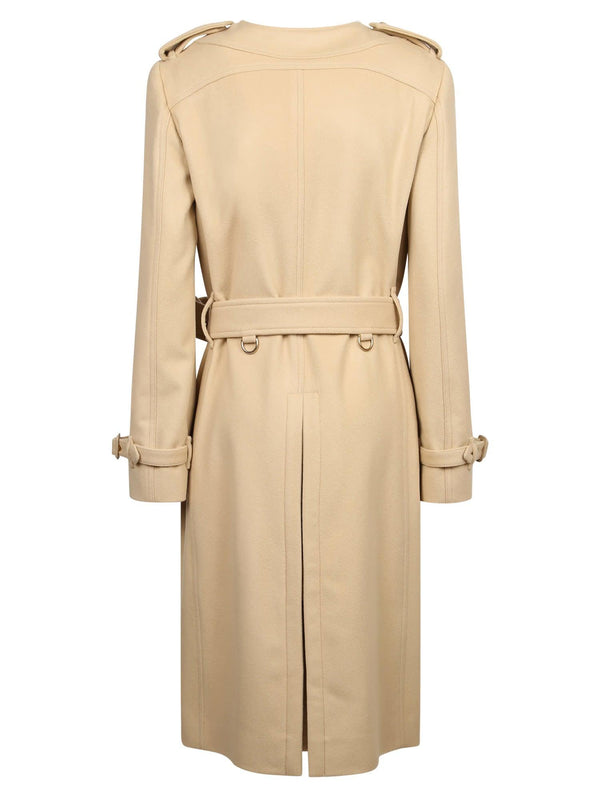 Burberry Cappotto Lana Beige - Women - Piano Luigi