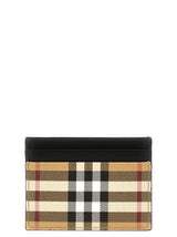 Burberry Check Card Holder - Men - Piano Luigi