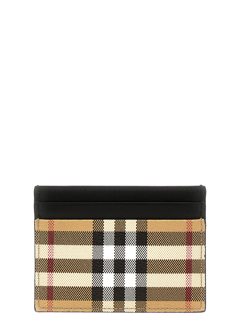 Burberry Check Card Holder - Men - Piano Luigi