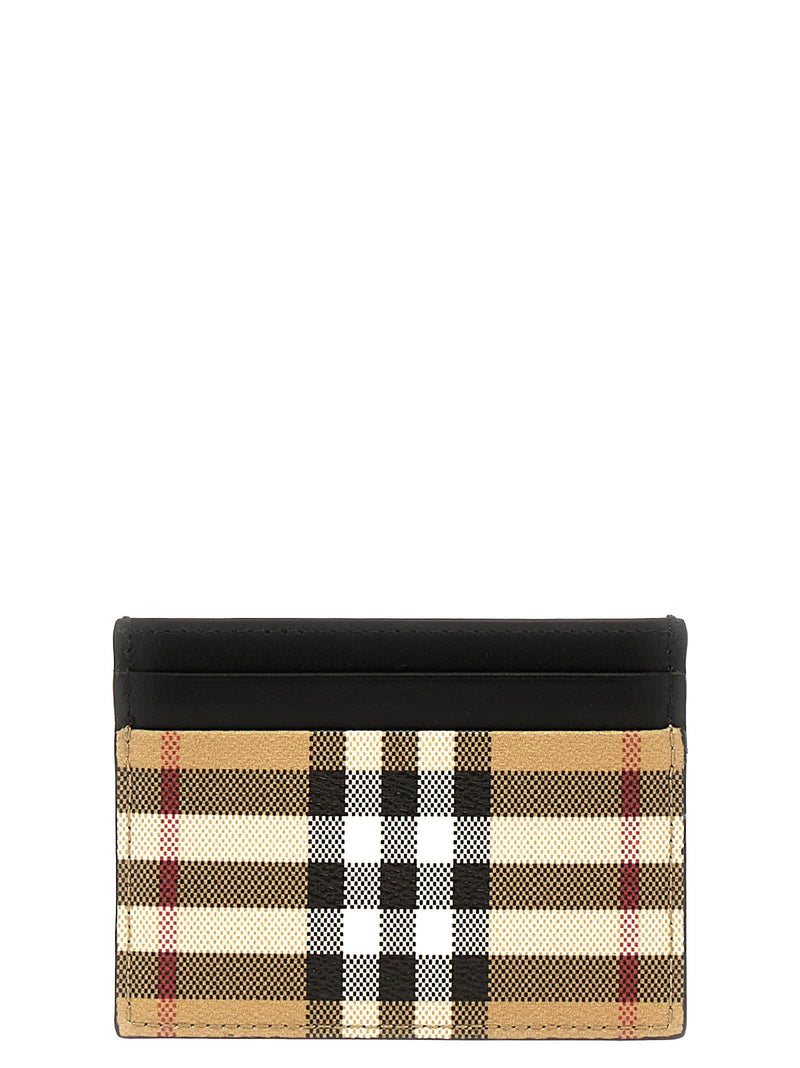 Burberry Check Card Holder - Men - Piano Luigi