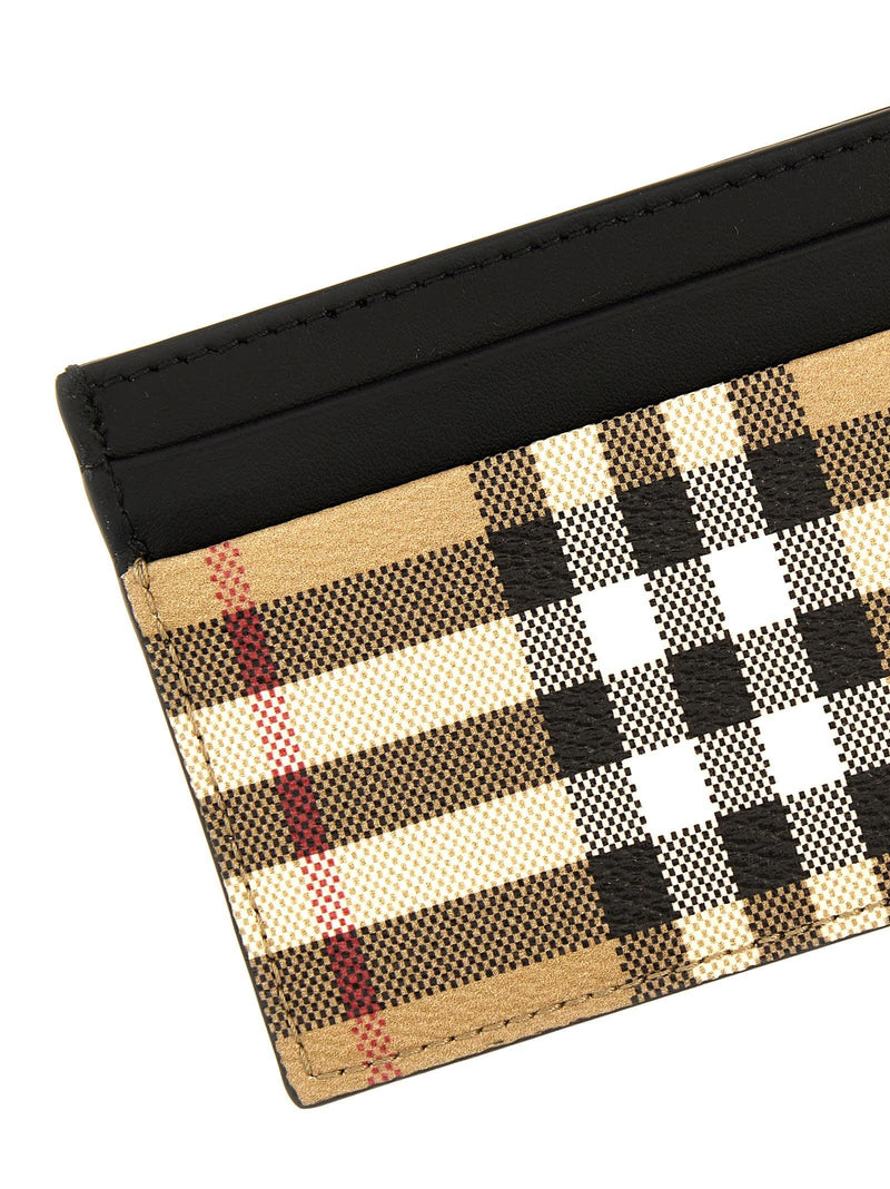 Burberry Check Card Holder - Men - Piano Luigi