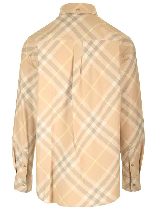 Burberry Check Cotton Twill Shirt - Men - Piano Luigi