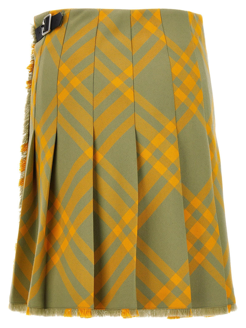 Burberry Check Kilt Skirt - Women - Piano Luigi