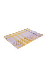 Burberry Check Motif Lilac/yellow Scarf - Men - Piano Luigi