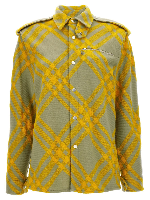 Burberry Check Overshirt - Women - Piano Luigi