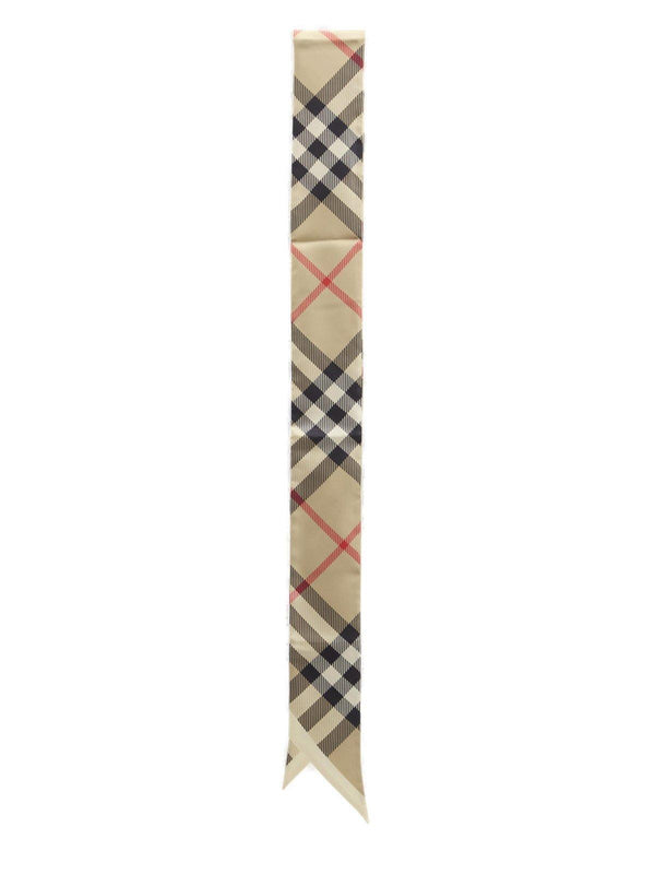 Burberry Check Pattern Pointed-tip Scarf - Women - Piano Luigi