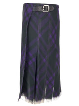 Burberry Check Silk Kilt - Women - Piano Luigi