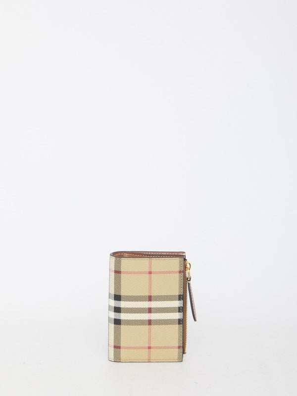 Burberry Check Small Bifold Wallet - Women - Piano Luigi