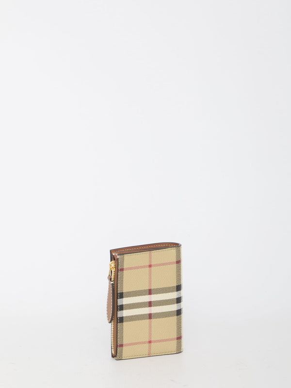 Burberry Check Small Bifold Wallet - Women - Piano Luigi