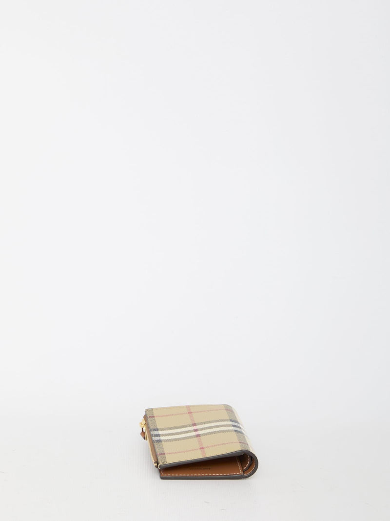 Burberry Check Small Bifold Wallet - Women - Piano Luigi