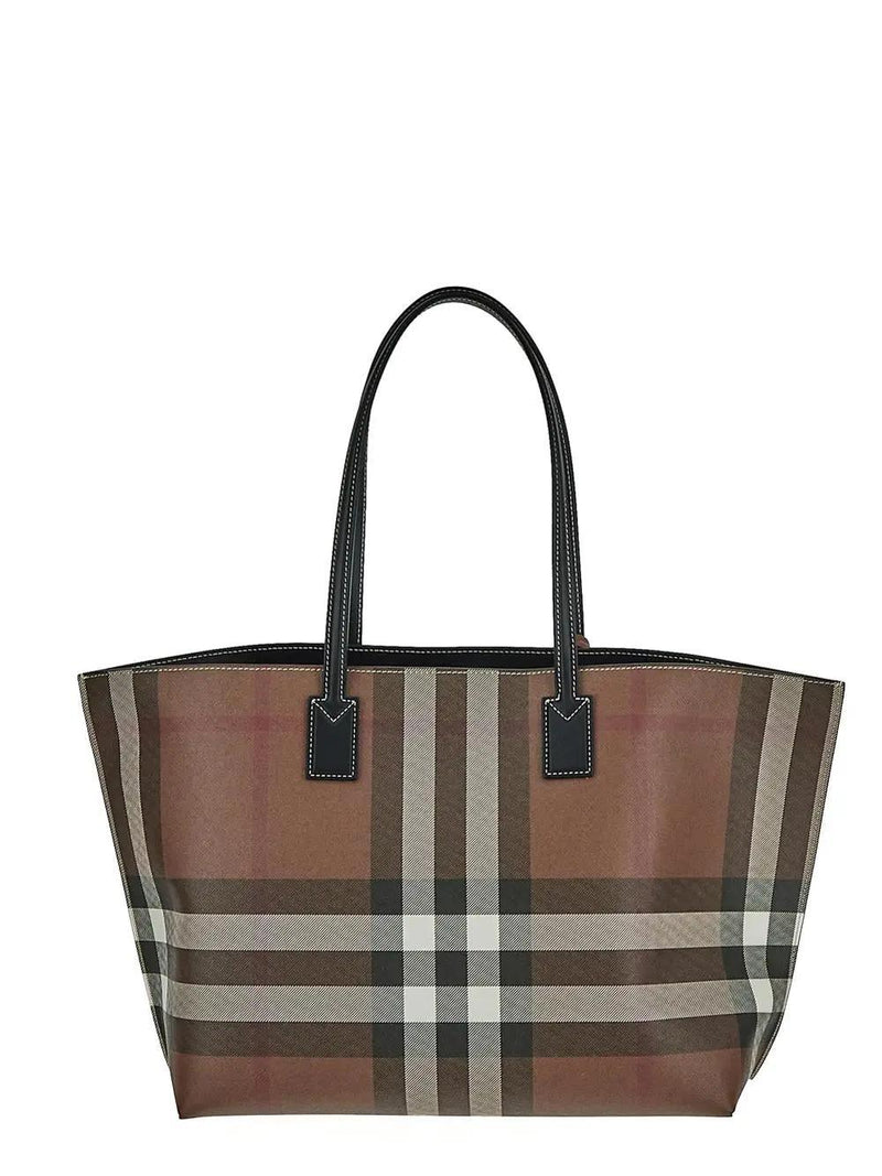 Burberry Check Tote Bag - Women - Piano Luigi