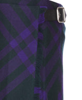 Burberry Check Wool Skirt - Women - Piano Luigi