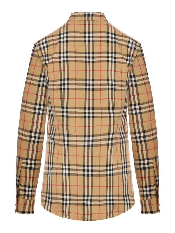 Burberry Checked Buttoned Shirt - Women - Piano Luigi