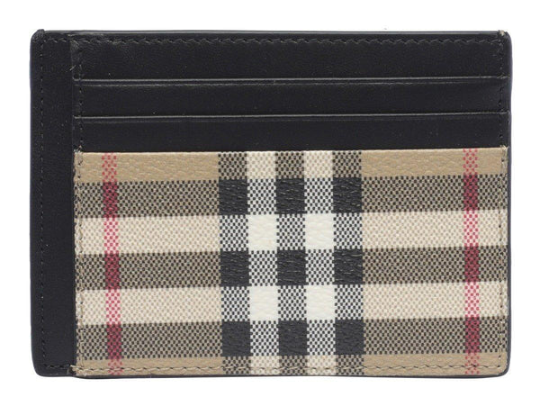 Burberry Checked Logo Engraved Cardholder - Men - Piano Luigi