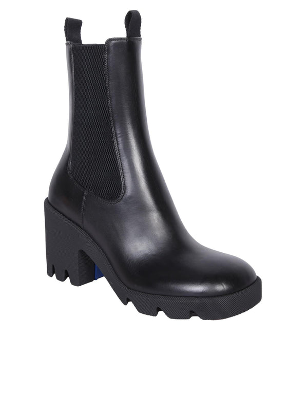 Burberry Chelsea Black Ankle Boots - Women - Piano Luigi