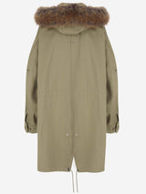 Burberry Cotton And Faux Fur Parka - Women - Piano Luigi