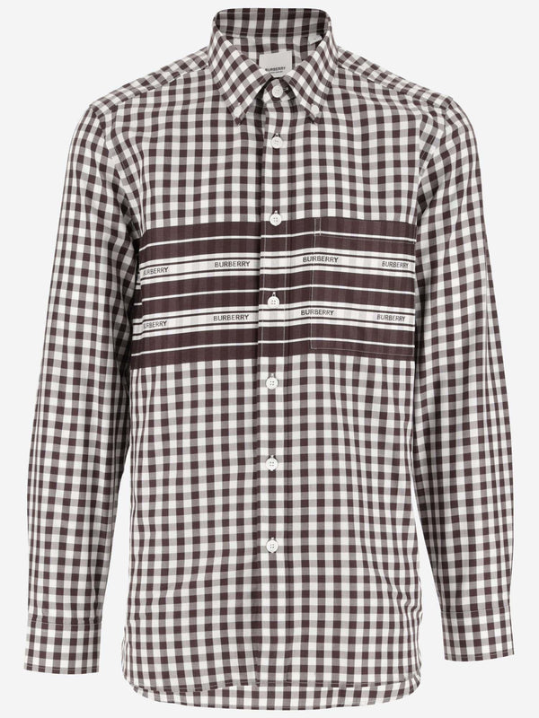 Burberry Cotton Shirt With Check Pattern - Men - Piano Luigi