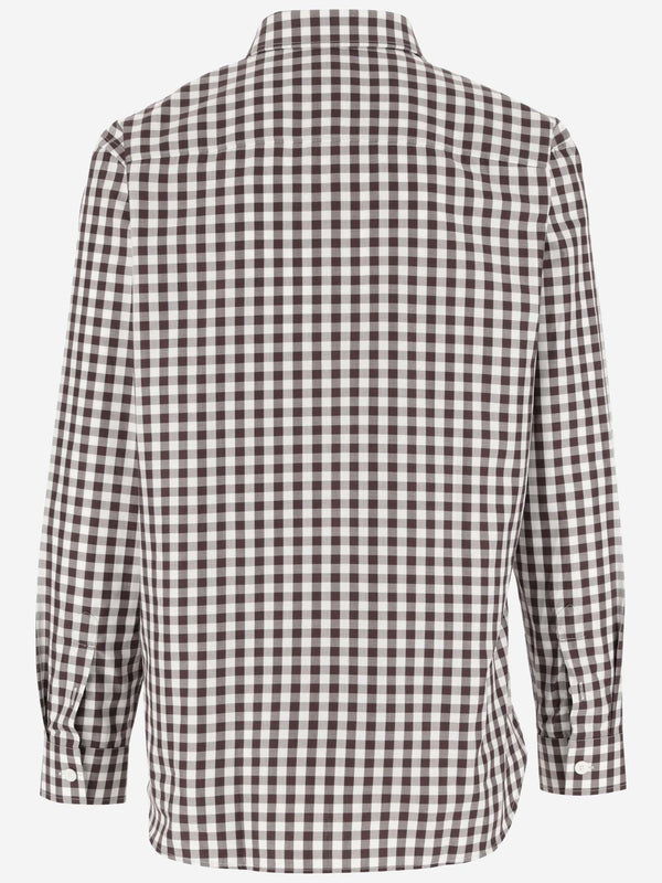 Burberry Cotton Shirt With Check Pattern - Men - Piano Luigi