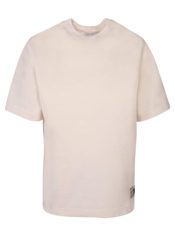 Burberry Cream Patch T-shirt - Women - Piano Luigi