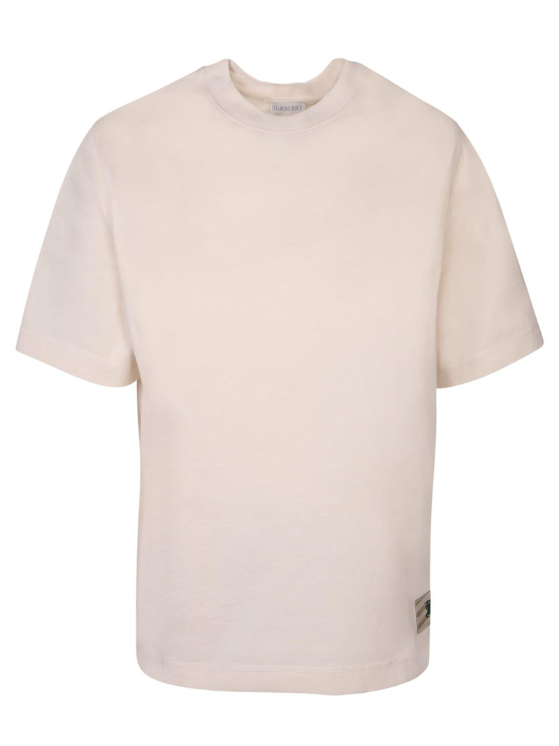 Burberry Cream Patch T-shirt - Women - Piano Luigi