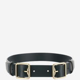 Burberry Double Leather B Buckle Belt - Women - Piano Luigi