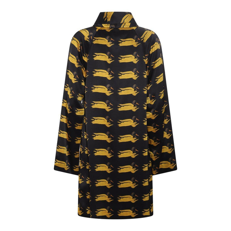 Burberry Duck Printed Long Sleeved Mini Dress - Women - Piano Luigi