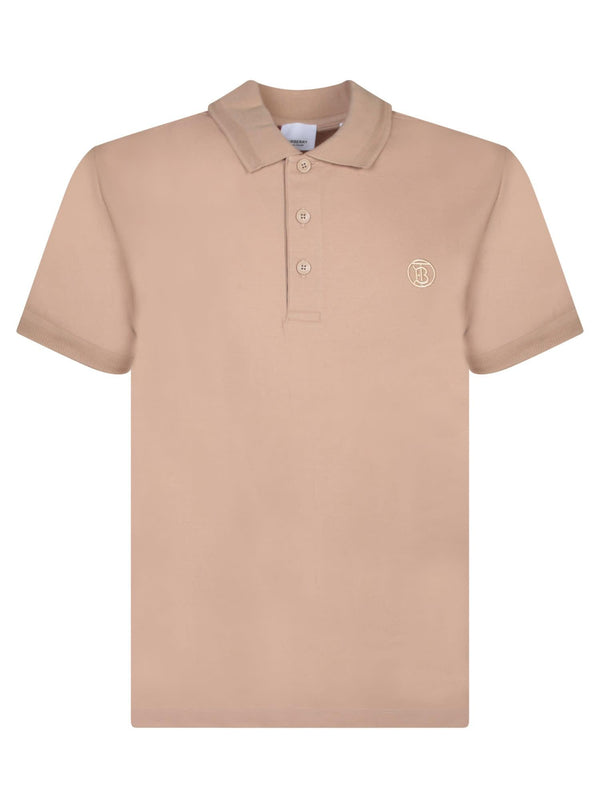 Burberry Eddie Tb Beige Polo Shirt - Men - Piano Luigi