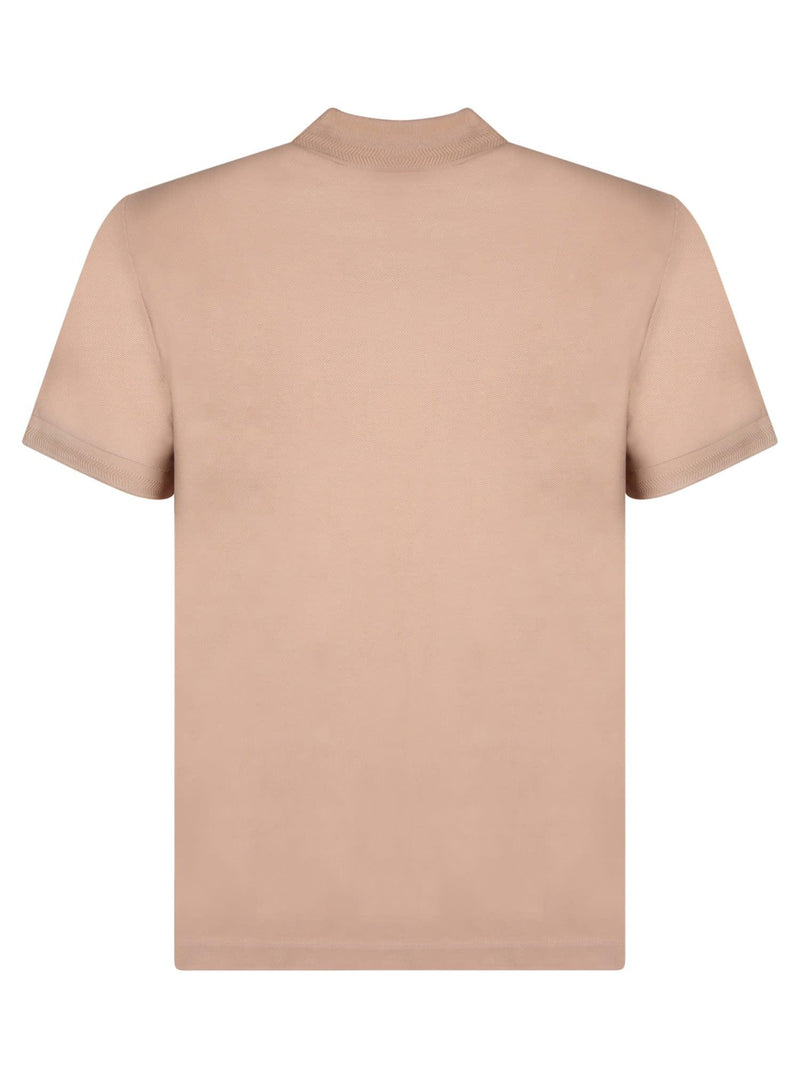 Burberry Eddie Tb Beige Polo Shirt - Men - Piano Luigi