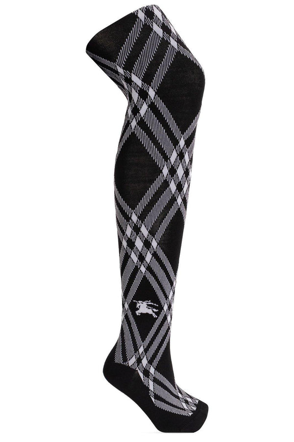 Burberry Equestrian Knight Motif Knit Tights - Women - Piano Luigi