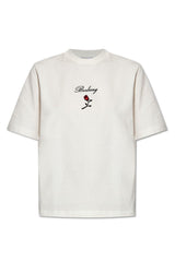 Burberry Floral Embroidered Crewneck T-shirt - Women - Piano Luigi