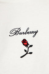 Burberry Floral Embroidered Crewneck T-shirt - Women - Piano Luigi