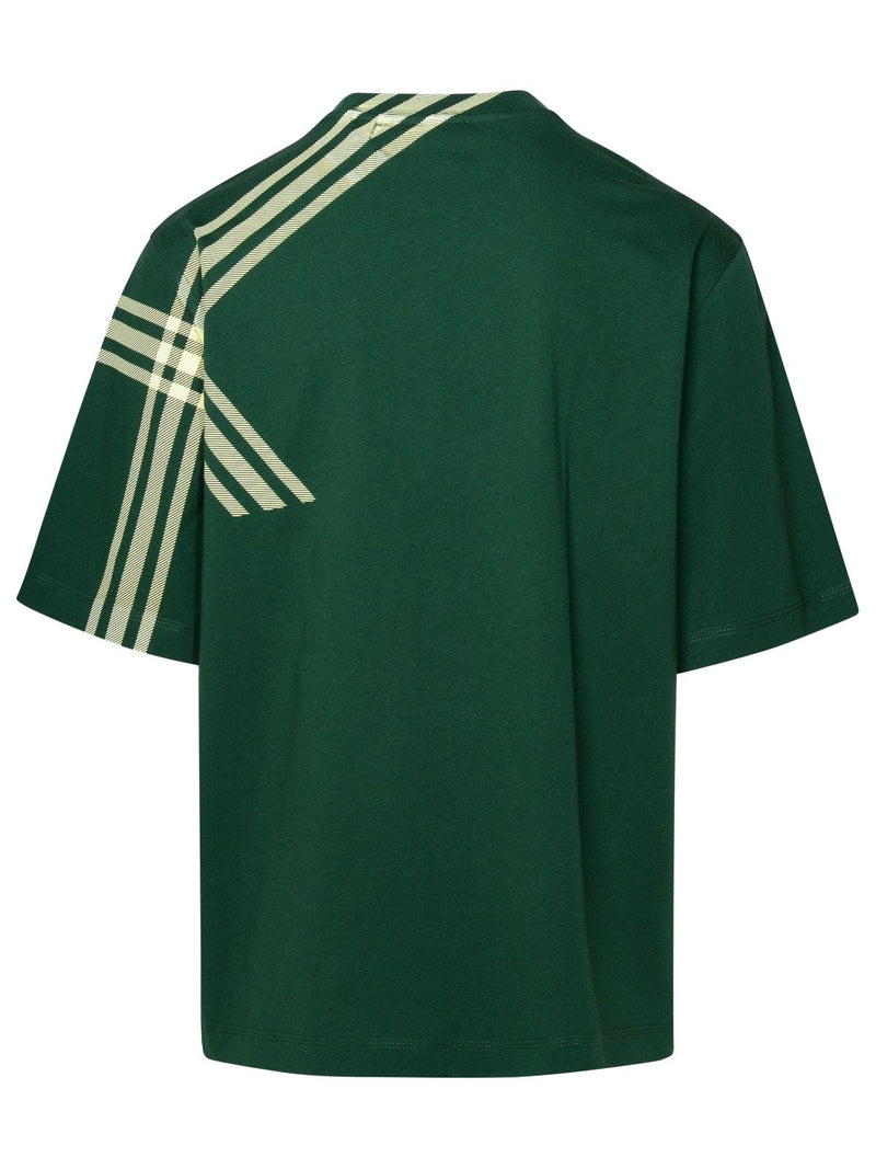 Burberry Green Cotton T-shirt - Men - Piano Luigi