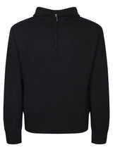 Burberry Half-zip Black Sweatshirt - Men - Piano Luigi