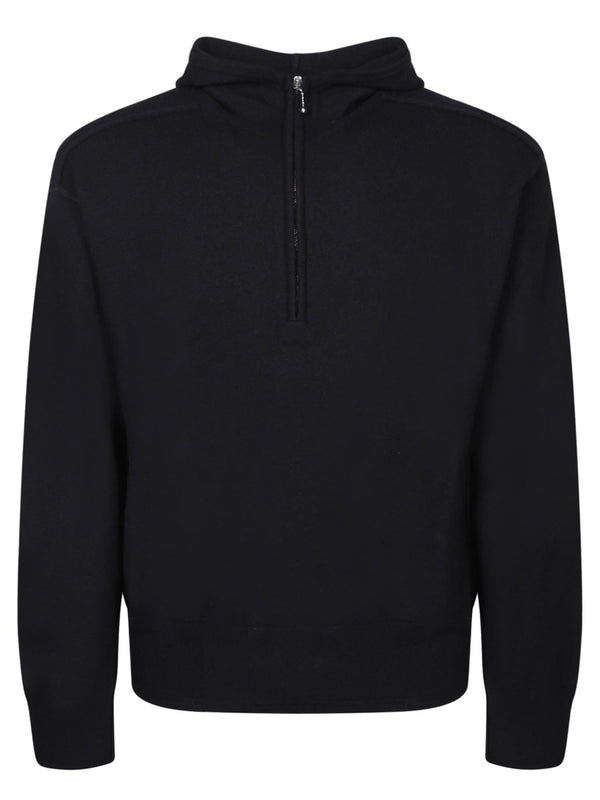 Burberry Half-zip Black Sweatshirt - Men - Piano Luigi