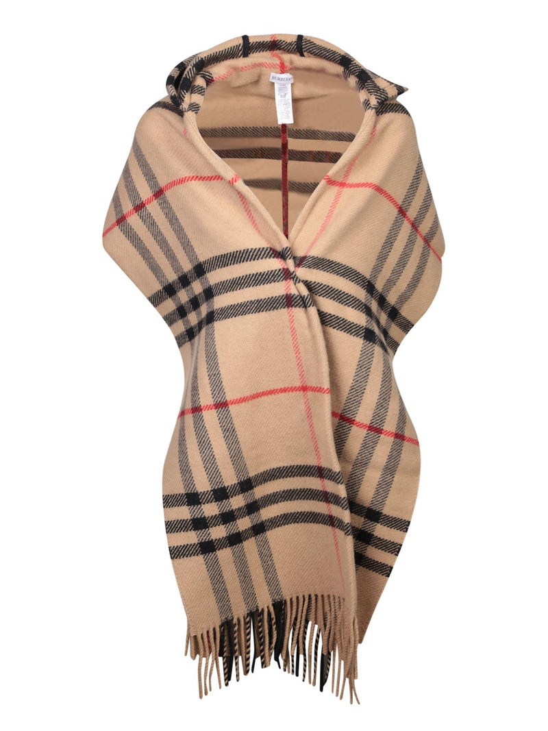 Burberry Hooded Beige Archive Scarf - Women - Piano Luigi