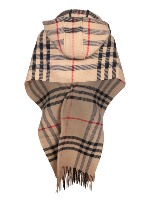 Burberry Hooded Beige Archive Scarf - Women - Piano Luigi