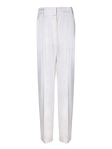 Burberry Jane White Trousers - Women - Piano Luigi