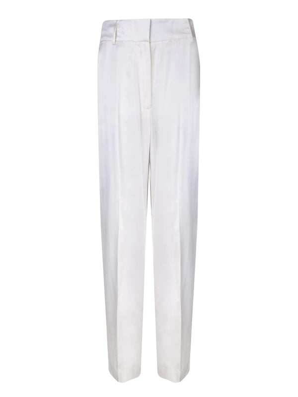 Burberry Jane White Trousers - Women - Piano Luigi