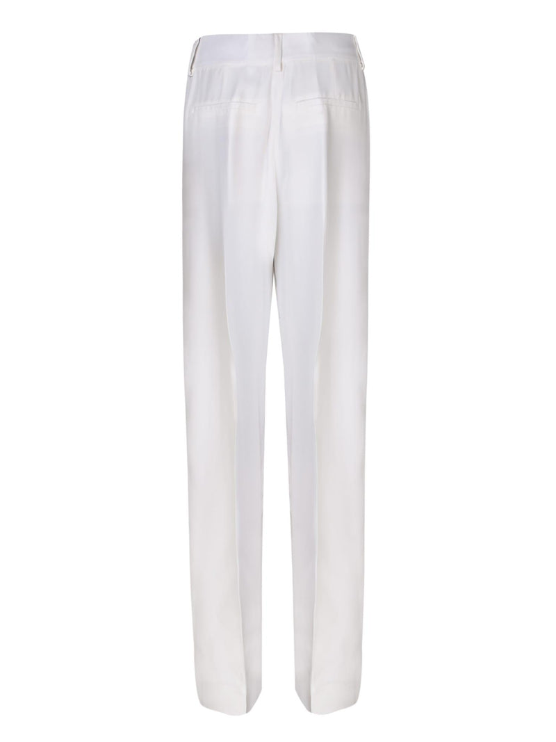 Burberry Jane White Trousers - Women - Piano Luigi