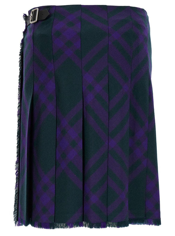 Burberry Kilt Skirt Look1 - Women - Piano Luigi