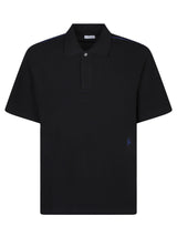 Burberry Knight Black Polo Shirt - Men - Piano Luigi