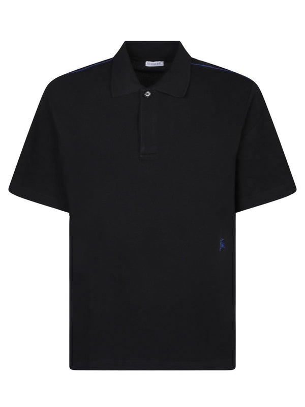 Burberry Knight Black Polo Shirt - Men - Piano Luigi