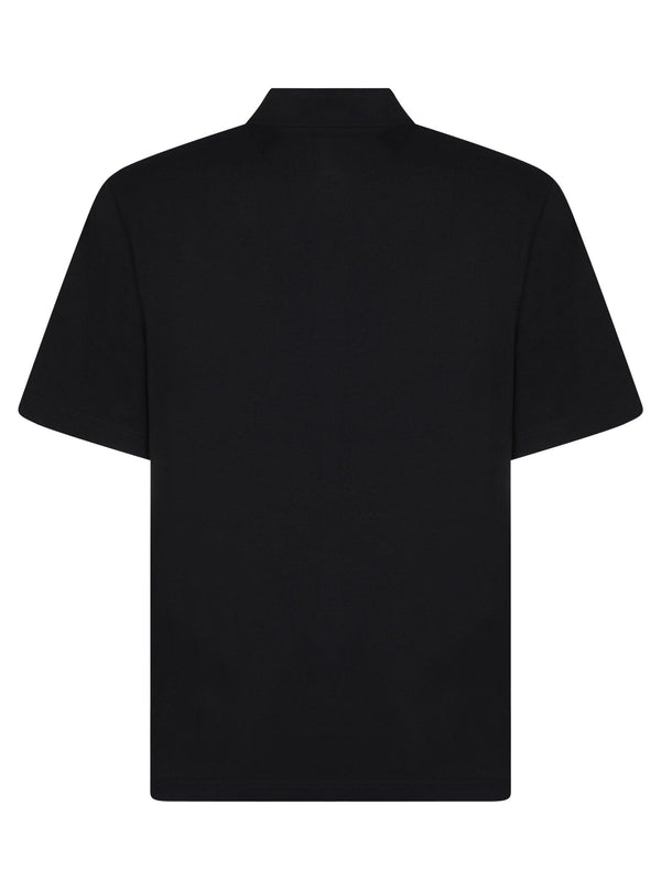 Burberry Knight Black Polo Shirt - Men - Piano Luigi