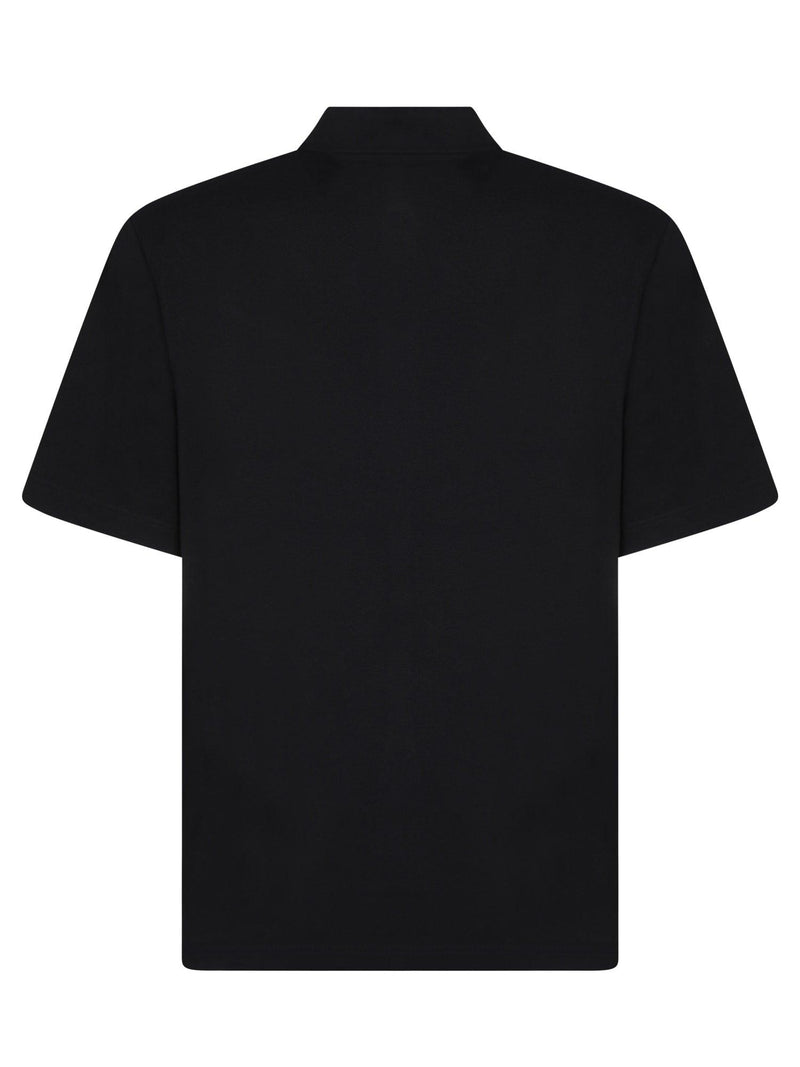 Burberry Knight Black Polo Shirt - Men - Piano Luigi