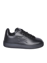 Burberry Leather Black Sneakers - Men - Piano Luigi