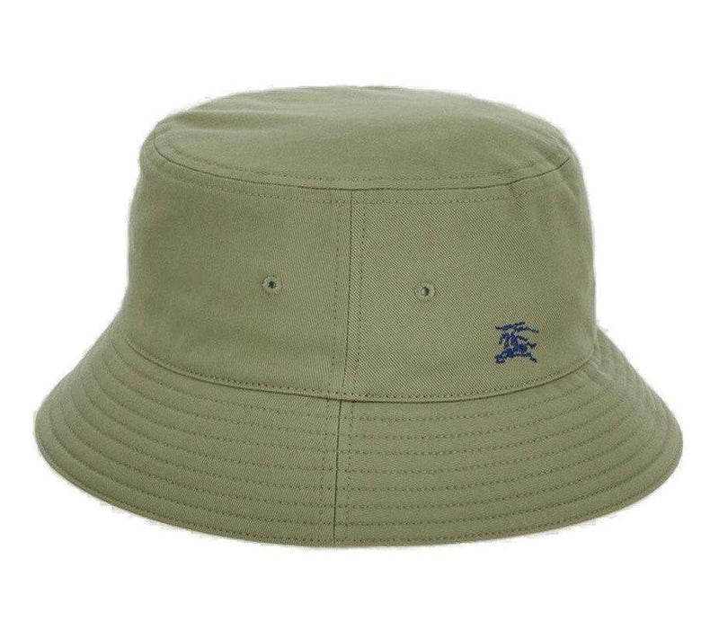 Burberry Logo Embroidered Flat-crown Bucket Hat - Men - Piano Luigi