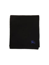 Burberry Logo Embroidered Ribbed Scarf - Men - Piano Luigi