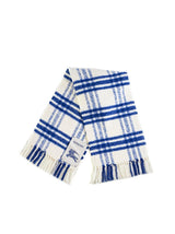 Burberry Logo Patch Checked Frienged-edge Scarf - Men - Piano Luigi