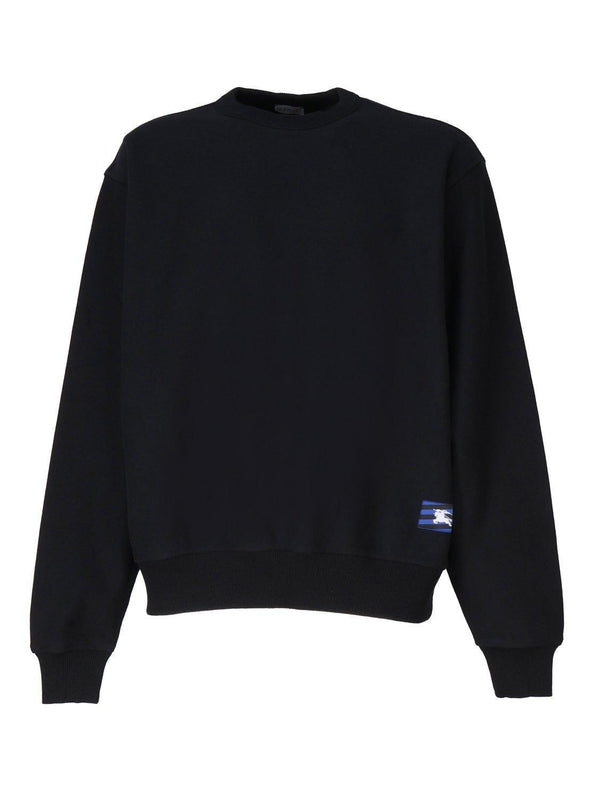 Burberry Logo Patch Crewneck Sweater - Men - Piano Luigi